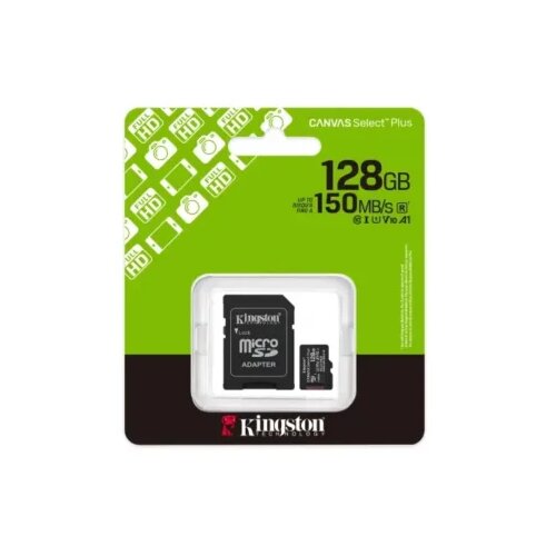 Kingston MicroSD 128GB A1 CANVAS CLASS10 Cijene