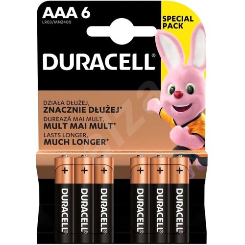 Duracell Baterija Basic AAA 1/6 pakovanje Slike