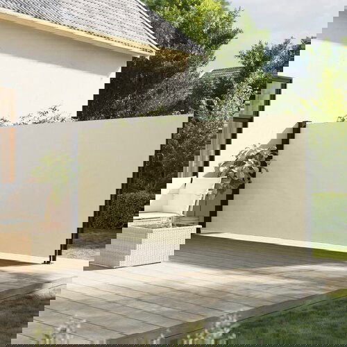 VidaXL Zložljiva stranska tenda krem 160x300 cm Slike