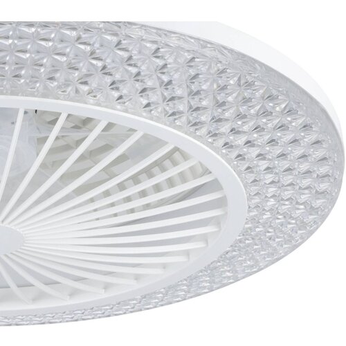 Eglo 35145 - LED prigu&amp;scaron;iva plafonski ventilator MALINSKA 3xLED/12,6W/230V prečnik 55 cm bela + daljinski upravljač Slike