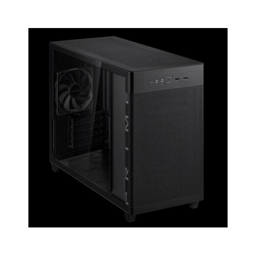 Asus Prime AP201 Case TG Black Micro ATX,tool-free side panels Tempered Glass Slike