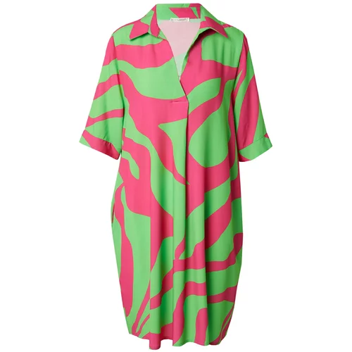 Key Largo Obleka 'KENYA' svetlo zelena / temno roza