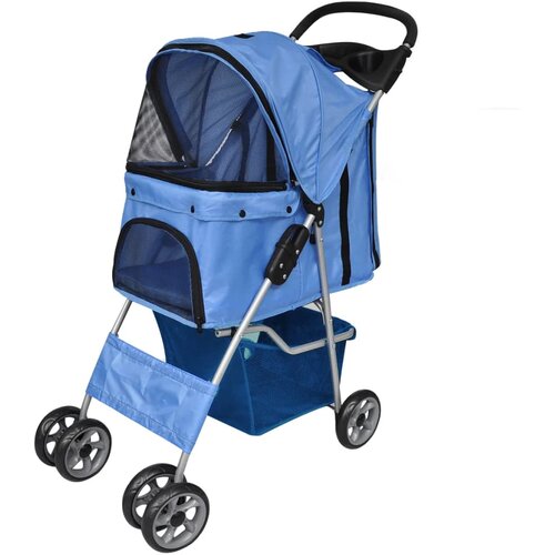  Voziček za psa 15 kg modre barve, (5000152023) Cene