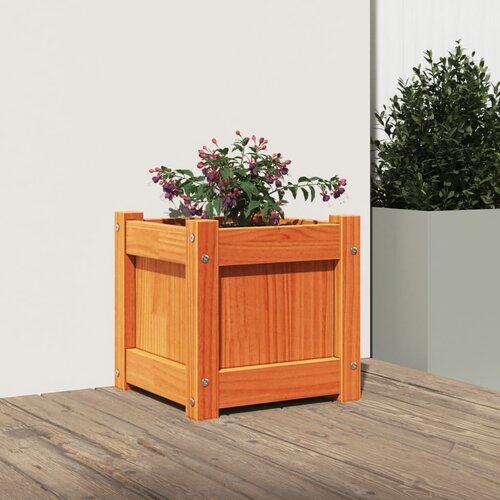  Vrtna sadilica vo&amp;scaron;tano smeđe boje 31x31x31 cm od borovine Slike