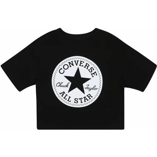 Converse Majica crna / bijela