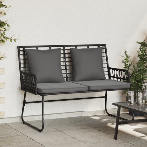 VidaXL Set vrtnih namje&amp;scaron;taja Crna, Antracit 113 x 69 x 83 cm Slike