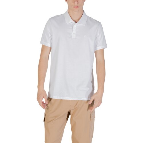 Calvin Klein Jeans Polo majice kratki rokavi SS SMOOTH COTTON SOLID LV040HM281 Bela Cene
