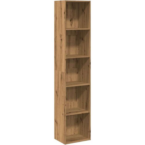 Regal za knjige boja hrasta 40x30x189 cm konstruirano drvo Slike