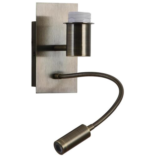  Brilagi - LED fleksibilna zidna svetiljka NUBILA 1xE27/25W/230V + LED/3W mesing Cene