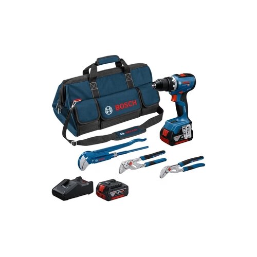 Bosch Kombo set GSR 18V-65 + 2 x 5.0Ah + GAL 18V-40 + Set sanitarnih kle&scaron;ta; M-torba (C) 0615A5007J Cene