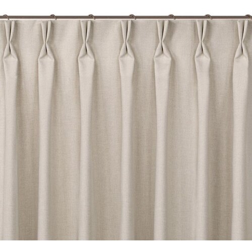  Curtain CARMENA color beige style classic flex 9.5 cm with double pleat braid 220x245 HOMEDE Cijene