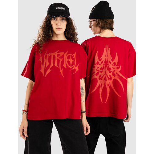 Vitriol Stencil Collection Boxy T-shirt jester red Cene