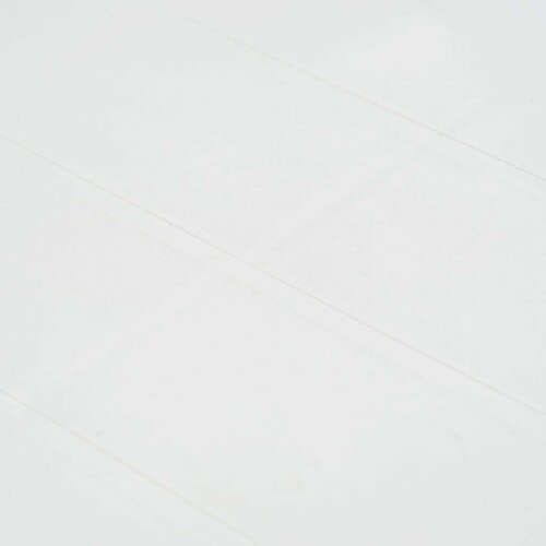  Vrtni stol bijeli 220 x 90 x 72 cm plastika s izgledom ratana Slike