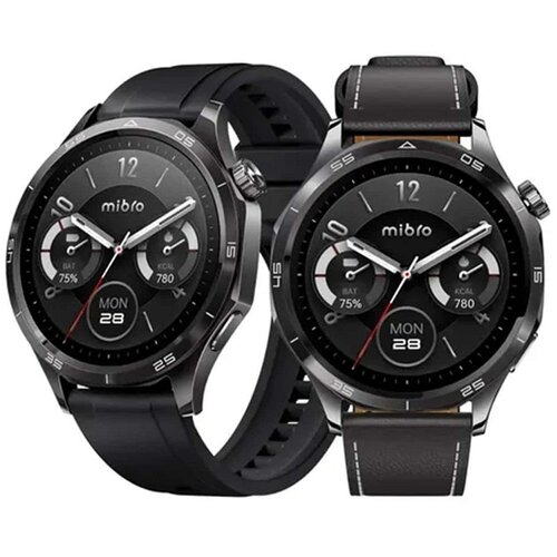 Mibro GT PAMETNI SAT GPS, 1.43", 2 NARUKVICE, Crni Cene