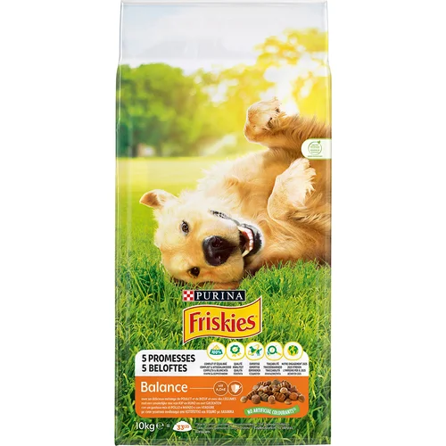 Friskies Purina Adult Balance s piščancem in zelenjavo - 10 kg