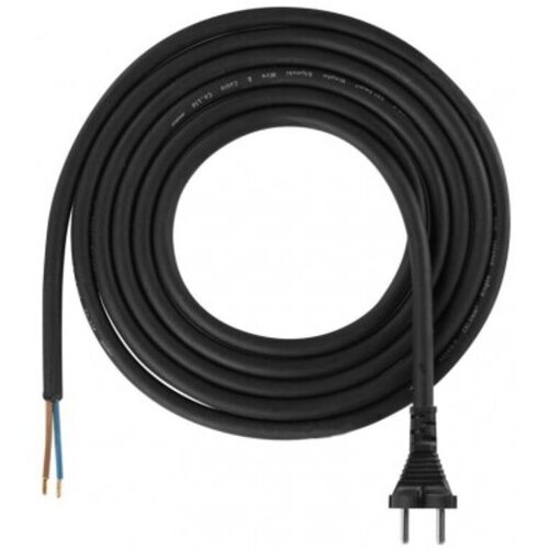 Emos priključna vrvica GUMA 2x1,5mm, črna, 3m S03330 Slike