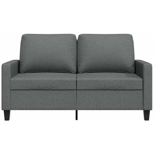  Dvosjed od tkanine tamnosivi 120 cm Slike