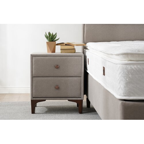 Milanex living Noćni sto Dreamer, 53x60x41 cm, Braon Slike