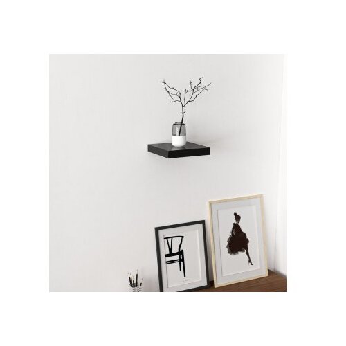 HANAH HOME polica gizli 23 bright black Slike