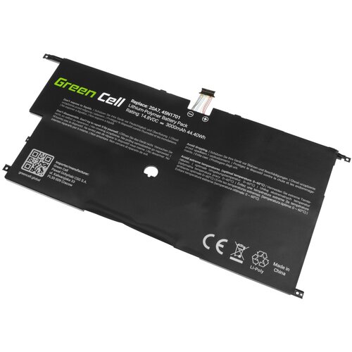 Green cell Baterija za Lenovo ThinkPad X1 Carbon (2015) / 3rd Gen., 3000 mAh Slike