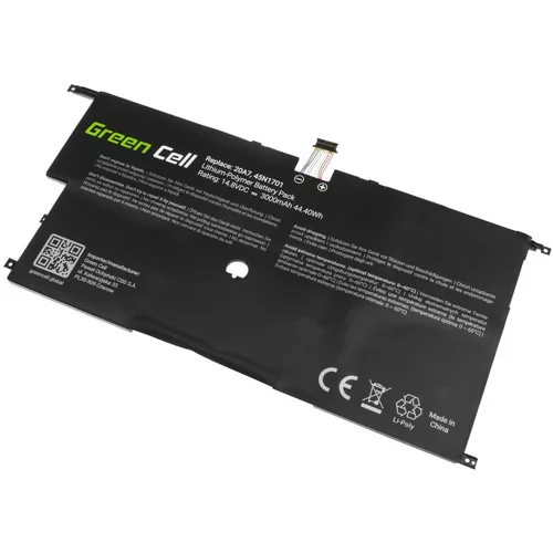 Green cell Baterija za Lenovo ThinkPad X1 Carbon (2015) / 3rd Gen., 3000 mAh