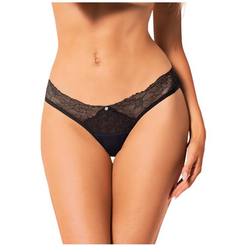 Obsessive Bella Rou Panties Black XS/S Cene