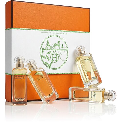 Hermes Un Jardin Discovery Set darovni set toaletna voda Un Jardin Sur La Lagune 7,5 ml + toaletna voda Un Jardin a Cythere 7,5 ml + toaletna voda Un Jardin Sur le Nil 7,5 ml + toaletna voda Le Jardin De Monsieur Li 7,5 ml unisex Cijene