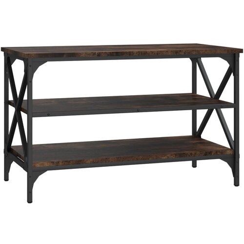Maison Chic TV omarica - TV stojalo - Televizijska omarica dimljeni hrast 80x40x50 cm inženirski les, (21700306) Cene