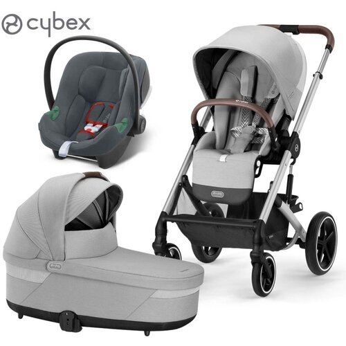 Cybex Gold® dječja kolica 3u1 balios™ s lux lava grey (silver frame) + aton™ b2 steel grey Cijene