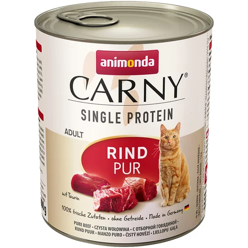 Animonda Varčno pakiranje Carny Single Protein Adult 24 x 800 g - Govedina