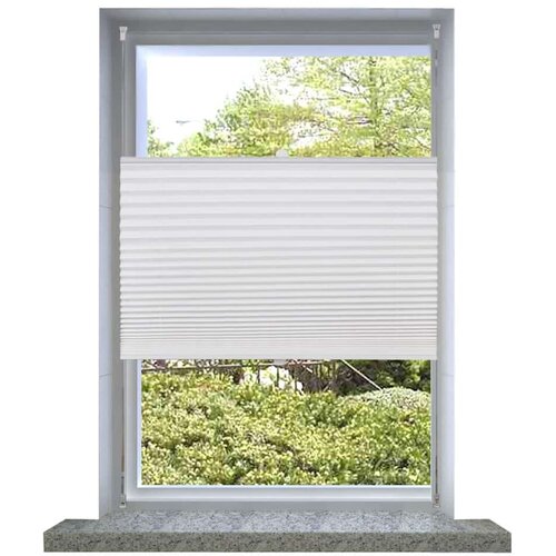 vidaXL Plise Harmonika Zavese velikost 80 x 100 cm Bele barve Cene