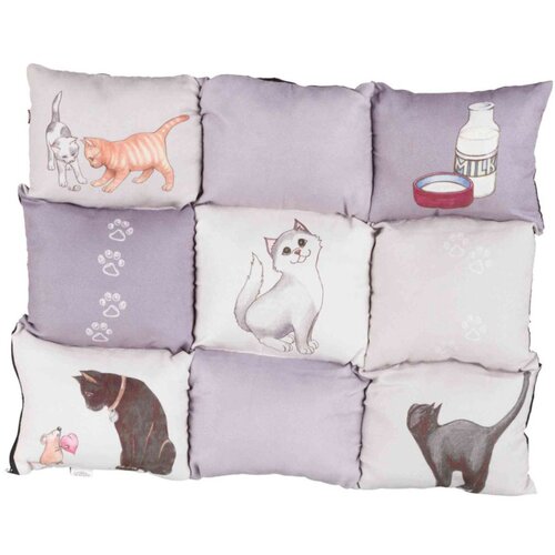 Trixie Jastuk za mačku Patchwork 55x45 cm Siva Cene