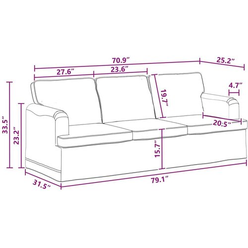 SOFA Tamno siva 142 x 80 x 85 cm Metal Slike