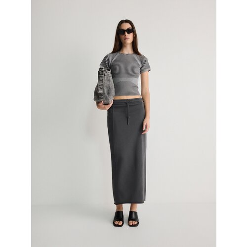 Reserved - LADIES` SKIRT - tamnosivo Cijene