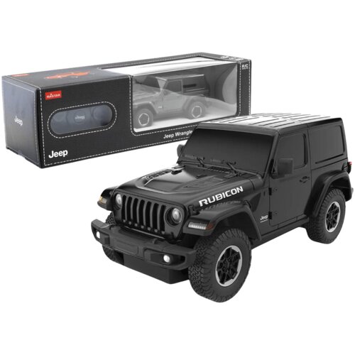  Licencirani auto na daljinsko upravljanje JEEP Wrangler JL Rubicon 1:24 – crni Cene