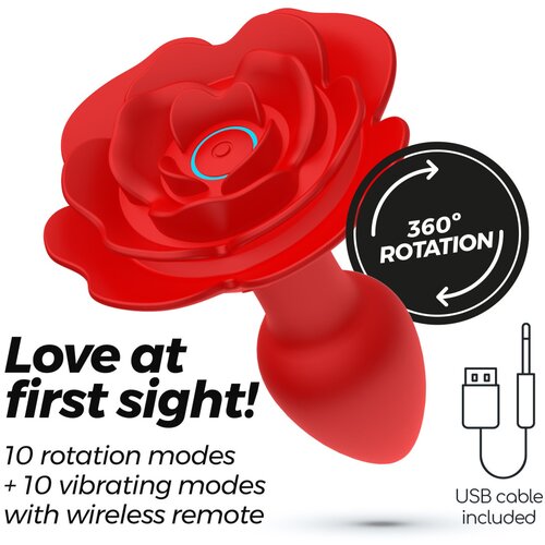 Crushious GIULIETTA ROTATING ANAL PLUG WITH REMOTE Cene