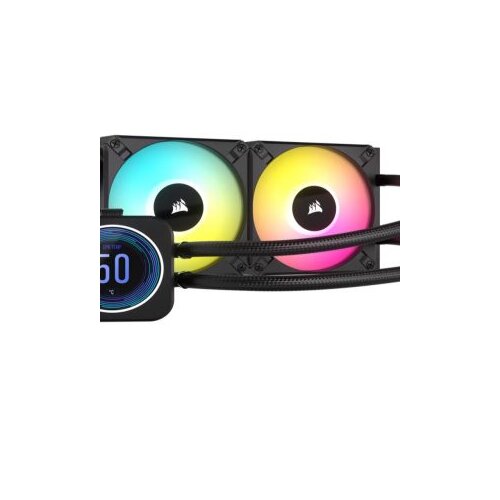 Corsair iCUE H100i ELITE LCDXT Display, Liquid CPU Cooler240mm, AM4, AM5, LGA1700 Slike