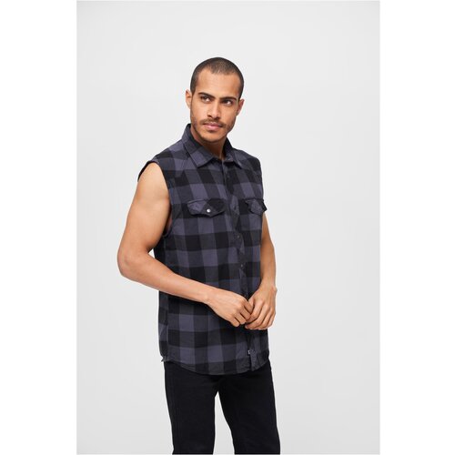 Brandit Sleeveless shirt black/grey Slike