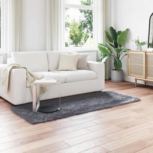  Tepih od umjetne ovčje kože TAFALLA Antracit 100 x 200 cm Cijene