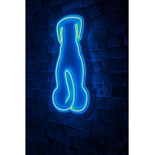 Wallity Dekorativna plastična LED rasveta Doggy Blue Slike