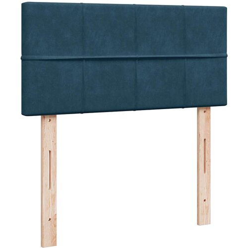 Box spring krevet s madracem plavi 90x200 cm bar&amp;scaron;unasti Slike