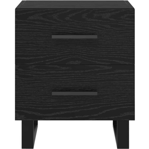  Noćni ormar Crni hrast 40 x 35 x 47,5 cm Konstruirano drvo Slike