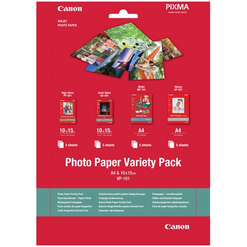 Canon Komplet foto papirja VP-101S, 10 x 15 cm in A4, 20 listov Cene