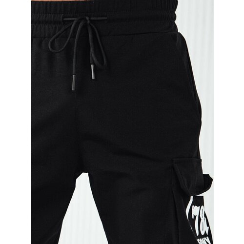 DStreet Men's Black Cargo Pants Slike