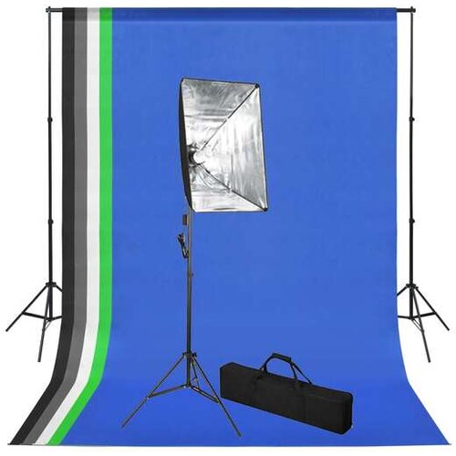  Oprema za fotografski studio s pozadinama i svjetlima softbox Cene