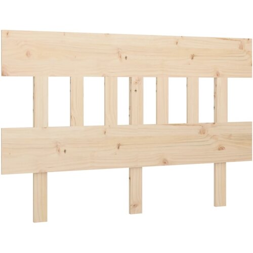  Uzglavlje za krevet 163,5 x 3 x 81 cm od masivne borovine Slike
