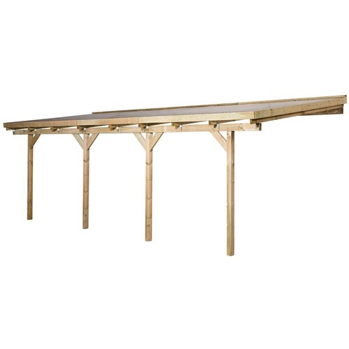 Lesene pergole WEKA Lesena vrtna pergola 671 (7×3 m) Cene