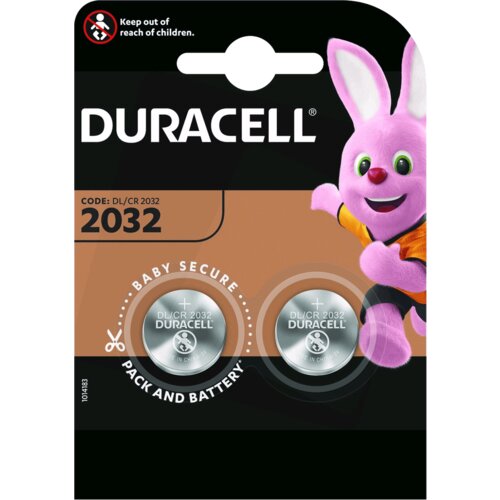 Duracell Baterija litijska, CR2032, 3V, dugmasta, blister 2 kom. – CR2032 B2 Cijene