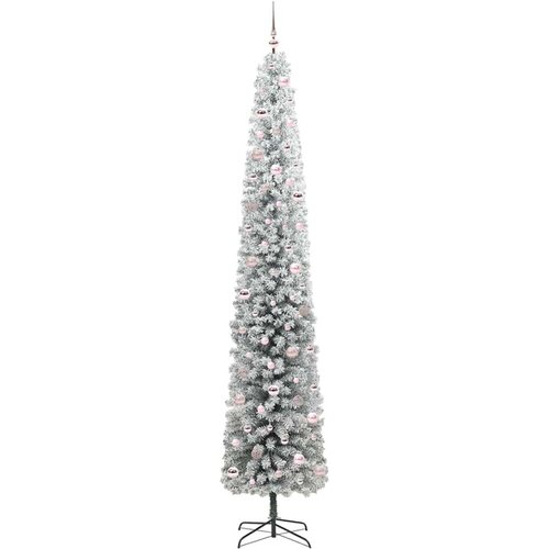 VidaXL Umjetno božićno drvce Zelena 270 cm PVC i čelik i plastika Slike