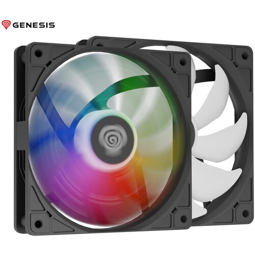 Genesis Ventilator za računalnik/ohi&scaron;je OXAL 120 ARGB, 120mm velikost, do 1450 RPM, črn, (5000328465) Cene
